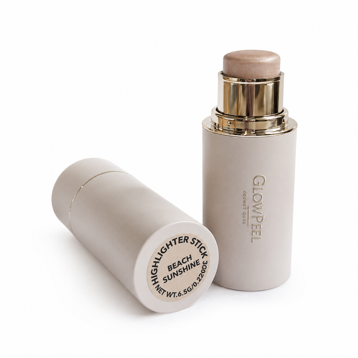 Highlighter Stick Crème Blanc Nacré - GlowPeel (Confetti)