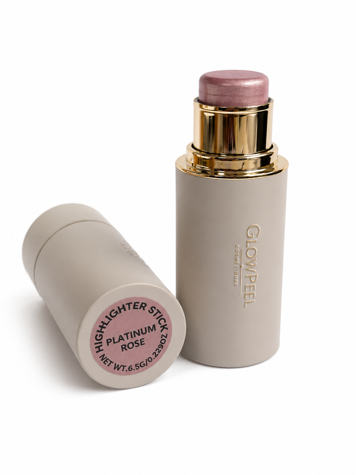 Highlighter Stick Crème Rose Doré - GlowPeel (Platinum Rose)