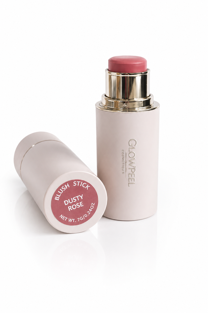 Blush Stick Crème Rose Mauve - GlowPeel (Dusty Rose)